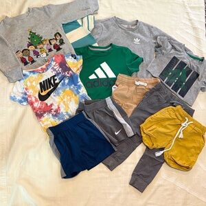 Kids Clothing Bundle/lot with Nike and Adidas. Boys 2T